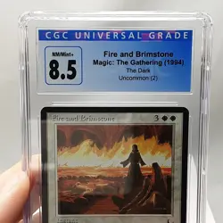 MTG - The Dark - Fire and Brimstone - Graded - CGC 8.5 - Vintage - Image 3