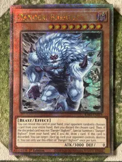 YuGiOh DANGER! BIGFOOT! Quarter Century Secret RA03-EN019 - Image 2