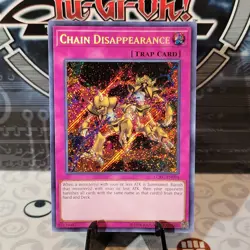 Yu-Gi-Oh! Chain Disappearance LCKC-EN094 1st Edition Secret Rare Near Mint - Image 1