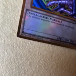 Yu-Gi-Oh! Dark Magician 1st Edition Holo Normal ATK 2500 DEF 2100 MAGO-EN002 - Image 2