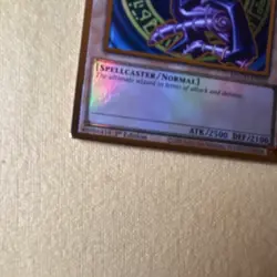 Yu-Gi-Oh! Dark Magician 1st Edition Holo Normal ATK 2500 DEF 2100 MAGO-EN002 - Image 3
