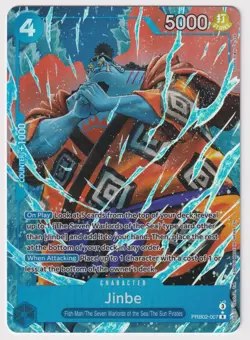 Jinbe PRB02-007 V2 Alt Art NM The Best Vol 2. One Piece TCG English - Image 1