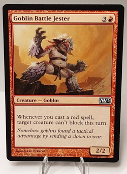 MTG - M13 - Goblin Battle Jester - #135 - Lightly Played - Image 1