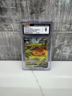 Charizard V SWSH260 Pokemon TCG Ultra Premium Collection Promo CGC 9 MINT - Image 1