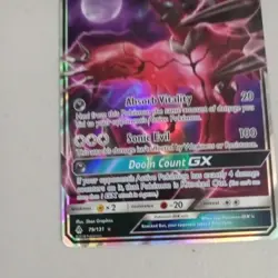 Pokemon Sun & Moon Forbidden Light Yveltal GX 79/131 NM - Image 2