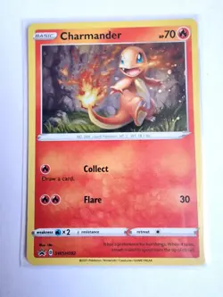 Charmander SWSH092 Black Star Promo Holo Rare Pokemon Card - Image 1