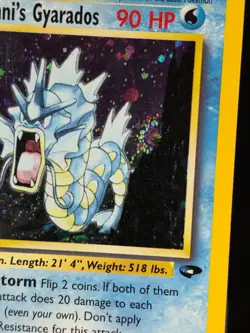 Giovanni's Gyarados 5/132 Gym Challenge Holo MP Ungraded Pokemon Card - Image 2