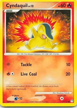 Cyndaquil 79/123 Diamond & Pearl Common NM Pokemon TCG - Image 1