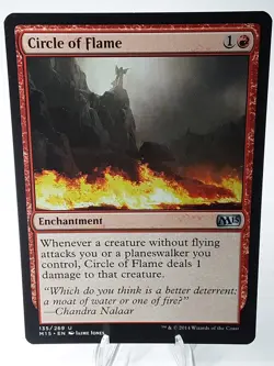 MTG - M15 - Circle of Flame - #135 - Lightly Played - Image 1
