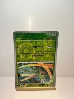 Scyther 123/165 Uncommon 151 Pokemon Reverse Holo Near Mint - Image 2