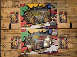 Pokemon Ascended Heroes Poster Collection Lucario & Gardevoir + 4 Booster Bundle - Image 1