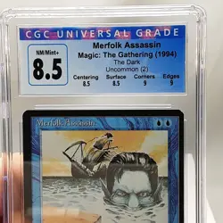 MTG - The Dark - Merfolk Assassin - Graded - CGC 8.5 - Vintage - Image 3