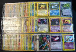 DAMAGED Lot of 180 ALL HOLO Vintage Pokemon Card Binder Collection DAMAGED - Image 1