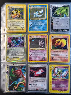 DAMAGED Lot of 180 ALL HOLO Vintage Pokemon Card Binder Collection DAMAGED - Image 2