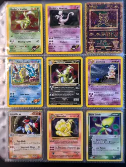DAMAGED Lot of 180 ALL HOLO Vintage Pokemon Card Binder Collection DAMAGED - Image 4