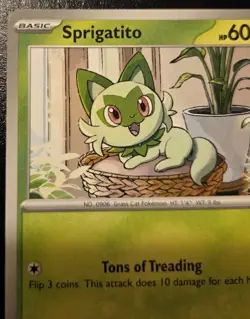 Sprigatito 016/159 Common Scarlet & Violet: Journey Together Pokemon TCG - Image 2