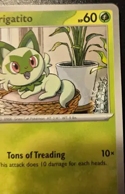 Sprigatito 016/159 Common Scarlet & Violet: Journey Together Pokemon TCG - Image 3