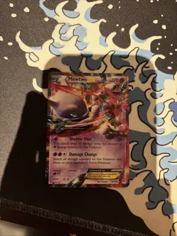 Pokemon Mewtwo EX TCG Ultra Rare Holo Card 62/162 XY Breakthrough - Image 1