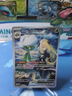 Cynthia's Roserade 184/182 Sv10: Destined Rivals Pokemon TCG Holo NM - Image 1