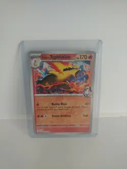 Pokemon TCG Ethan's Typhlosion Reverse Holo Card 34/182 Destined Rivals Series - Image 1