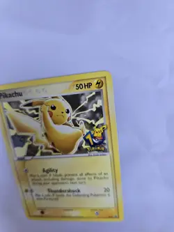 Pokemon Card - Pikachu 10th Anniversary Black Star Promo 012 Stamped - Image 3