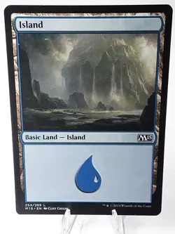MTG - M15 - Island - #254 - Lightly Played - Image 1