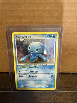 Pokemon TCG Manaphy Holo Rare 8/100 Majestic Dawn NM Condition - Image 1