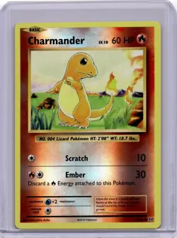 Pokemon Charmander Reverse Common XY - Evolutions 9/108 LP - Image 1