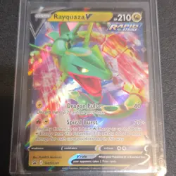 Pokemon Rayquaza V Full Art Rapid Strike Promo SWSH147 Sword & Shield Holo - Image 1