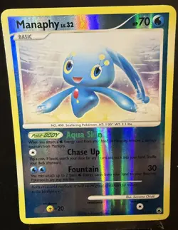 Manaphy 8/100 Majestic Dawn Holo Pokemon Card 2008 - Image 1