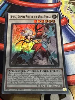 yugioh rciela , sinister soul of the white forest ultra rare info-en039 info - Image 1