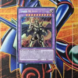 TIMAEUS THE KNIGHT OF DESTINY SECRET RARE 1ST ED DRL2-EN001 YuGiOh - Image 1