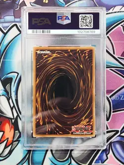 YUGIOH Rocket Warrior CT2-EN005 Secret Rare Collector Tin Promo, PSA 9 - Image 2