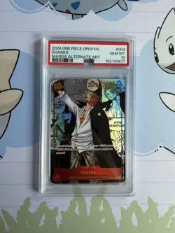 Shanks (004) (Manga) - Emperors in the New World (OP09) PSA 10 English - Image 1