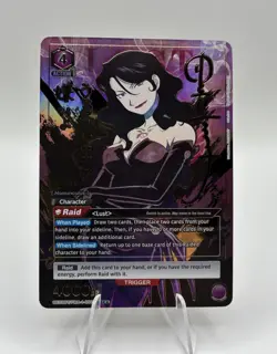 Union Arena Fullmetal Alchemist Lust UE09BT/FMA-1-090 SR** Foil - NM - Image 1