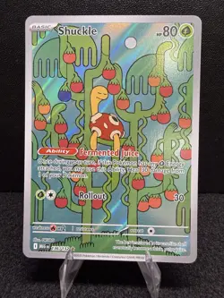 Pokemon Shuckle 136/132 MEG Holo Basic 80 HP 30 Pokemon TCG Card Stock - Image 1
