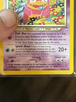 Pokemon Light Slowbro Neo Destiny Uncommon Stage 1 80 HP Unlimited Card 51/105 - Image 5