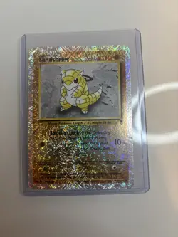 Pokemon Sandshrew Common Reverse Holo 91/110 Legendary Collection Card - Image 1