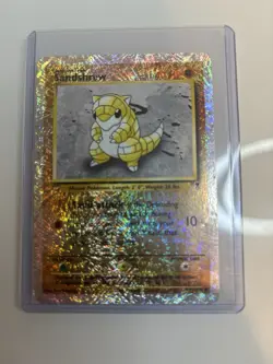 Pokemon Sandshrew Common Reverse Holo 91/110 Legendary Collection Card - Image 3