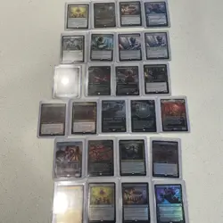 MTG 25x Card Lot Foundation/Dragonstorm 8 Foils - Image 1