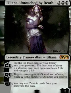 Prerelease Cards #106 Liliana, Untouched by Death - Image 1