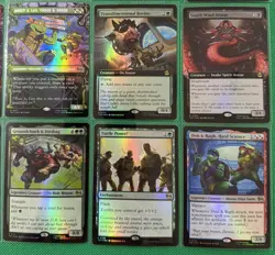 MTG TMNT 65 Card Lot (5 MYTHIC, 10 RARE, 20U, 30C) Doubling Season Leo Katana P8 - Image 5