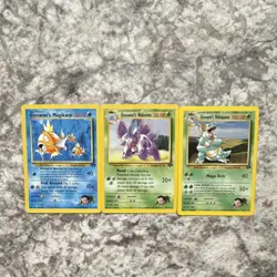 Pokemon TCG Gym Challenge 3 Card Lot - Giovanni's Magikarp, Nidorino, Nidoqueen - Image 1