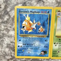 Pokemon TCG Gym Challenge 3 Card Lot - Giovanni's Magikarp, Nidorino, Nidoqueen - Image 4