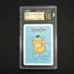 CGC 10 Pristine Psyduck Old Maid Playing Card 2019 Pokemon - Image 1