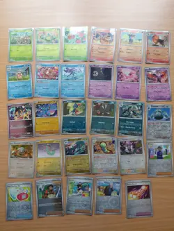 Pokemon TCG Prismatic Evolutions Reverse Holo 29 Cards Bundle Job Lot - Image 1