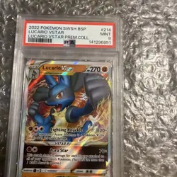 Lucario VSTAR SWSH214 SWSH: Sword & Shield Promo Cards Holo - Image 1