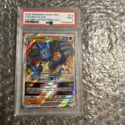 Lucario VSTAR SWSH214 SWSH: Sword & Shield Promo Cards Holo - Image 2