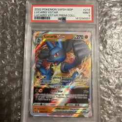 Lucario VSTAR SWSH214 SWSH: Sword & Shield Promo Cards Holo - Image 4