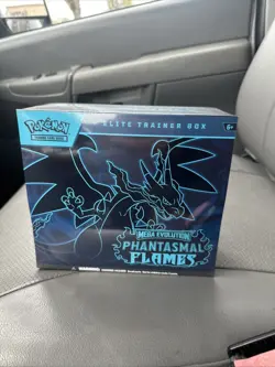 NEW Pokemon Trading Card Game Mega Evolution Phantasmal Flames Elite Trainer Box - Image 1